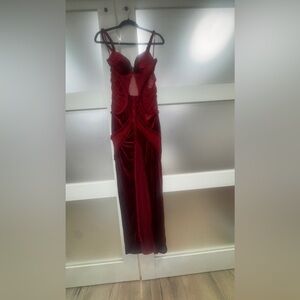 Velvet formal dress